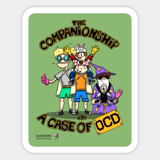 The Companionship in A Case Of O.C.D. Official Merchandise (Front Cover) Sticker